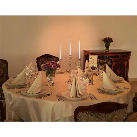 12 Pack Tall Taper Candles 10 Inch White Dripless Unscented Dinner Candle Decor - Picture 3 of 6